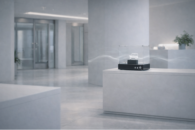 スピーカーを置かずに、什器や素材を“音源”に。SOUNARIA Display、実空間での共同検証（PoC）を開始。