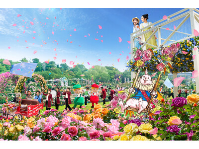 関東最大級のバラのテーマパーク1年で最もバラが咲き誇る　「トップ オブ ピーク」到来春イベント『パレット...