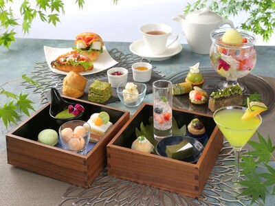 １日６名限定！翠緑のしつらえで味わう『抹茶とメロンの初夏アフタヌーンティー』が期間限定で登場（成田東武ホテルエアポート）
