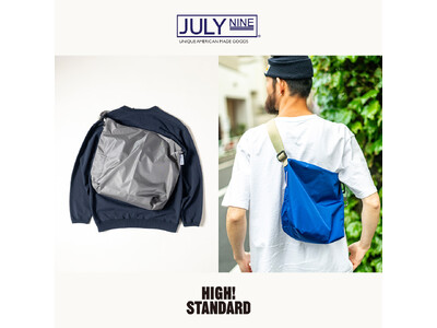 【JULY NINE × HIGH! STANDARD】機能美を追求した別注ショルダーバッグ“BITTY”と“MIDDLE”が登場