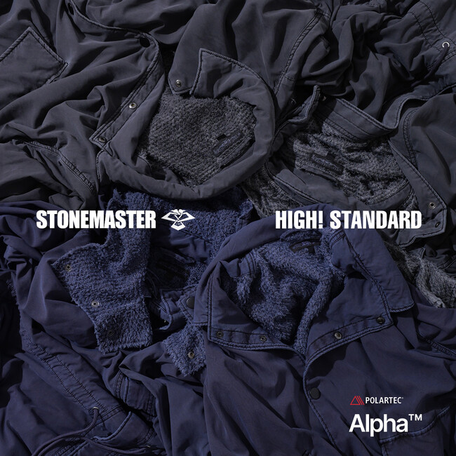 【HIGH! STANDARD】〈STONEMASTER〉別注 全3型を10月2日（木）より〈SEILIN ONLINE SHOP〉にて先行予約販売開始！「POLARTEC ALPHA」特別モデル。