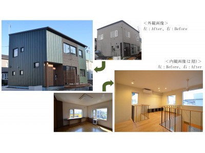 築38年の中古戸建て住宅が新築よりも暖かく、強い！　リノベーションでＬＣＣＭ住宅相当を実現した「北海道の家」