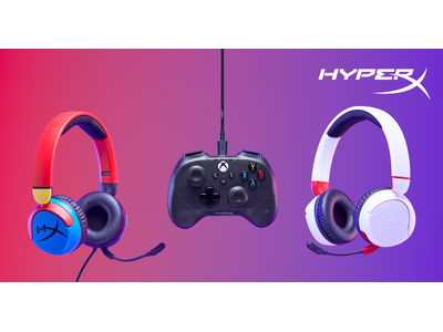 家族や友人とのゲーム体験や、高品位な音声コンテンツの制作と配信を可能にするHyperXのアクセサリを発表