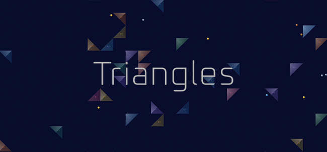 サウンドアプリ　「Triangles」　Steam・AppStoreにて配信開始