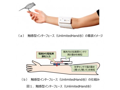 H2LとNTT、機能素材hitoe(R) を用いた新しい触感型インタフェースを開発