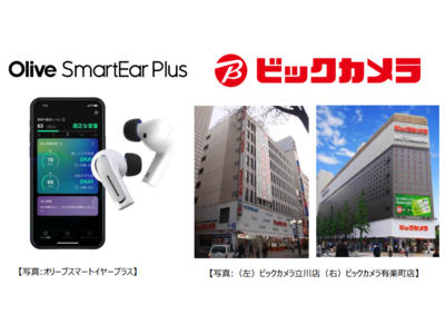 聴こえづらさを解消するスマート集音器『オリーブスマートイヤープラス