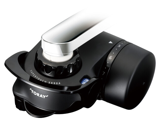 トレビーノ初の“ブラック”カラーの浄水器　蛇口直結型「トレビーノ(R) スーパータッチ904V-BK」を新発売