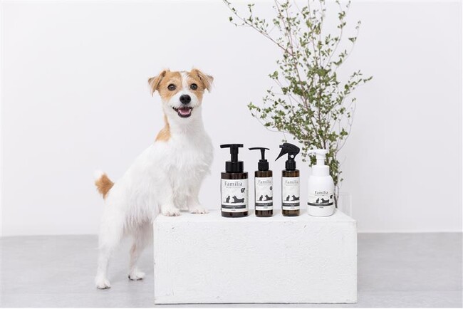 敏感肌の愛犬も安心！HARIO PETから天然由来で無添加・低刺激の犬猫向けシャンプー「Familia（ファミリア）」を新発売