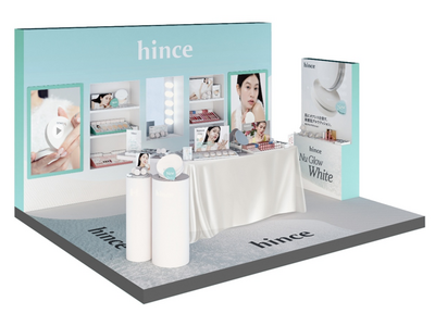 hince「NU GLOW WHITE CUSHION」が主役！渋谷ロフトに期間限定POP UP STOREがオープン