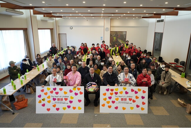 全世界100万点規模のヒートテックを寄贈する「The Heart of LifeWear」ユニクロと日本相撲協会が手を組み石川県を訪問！
