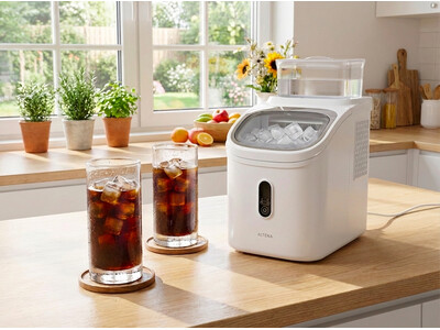 【新色新発売】楽天3冠・レビュー4.3超の「超人気 製氷機」に待望のホワイトカラーが登場。昨年完売続出したALTENA クリア氷高速製氷機、夏本番を前に争奪戦必至！