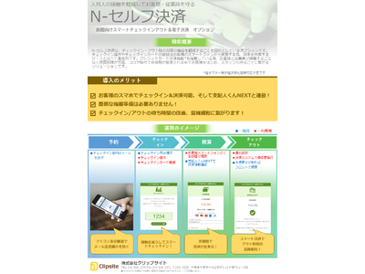 旅館ホテルシステム(PMS)『支配人くんNEXT』用オプション《N-セルフ決済》機能追加!