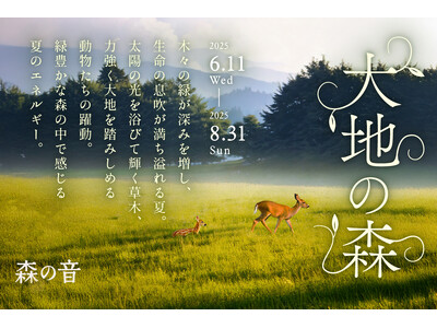 五感を研ぎ澄ます、森の隠れ家へ。1日14組限定「おやど 森の音」夏の特別イベント「大地の森」を 6月11...