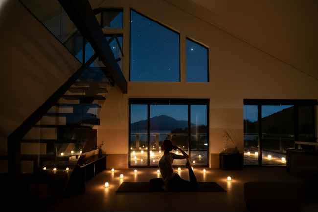 あさま空山望、雪景色の浅間山と満天の星空を眺めて心と身体を整える1日1棟限定の「ウェルネス・リトリートプラン」を2月6日(金)より提供開始