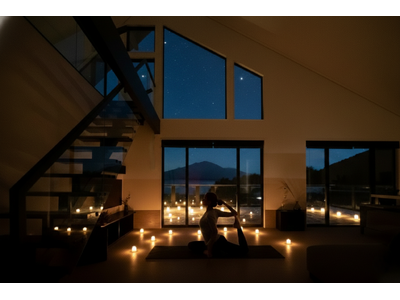 あさま空山望、雪景色の浅間山と満天の星空を眺めて心と身体を整える1日1棟限定の「ウェルネス・リトリートプラン」を2月6日(金)より提供開始