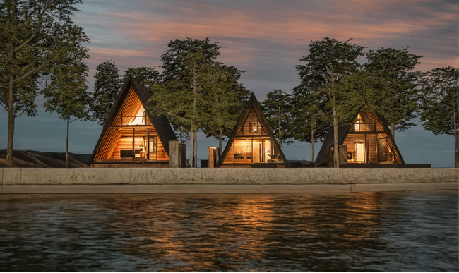 人気リゾート白馬に至近。森に囲まれた湖畔のヴィラ「Lakeside villa SUI HAKUBA」2026年１月開業のお知らせ