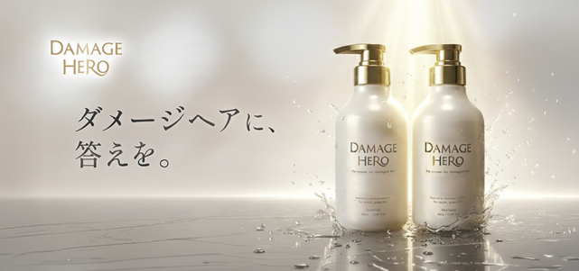 「ダメージヘアに、答えを。」ハイダメージ向けヘアケアブランド「DAMAGE HERO」が2026年4月1日(水)より全国約3,000店舗で販売開始！
