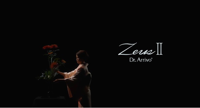 華道、三重奏、弓道とコラボした高級美顔器「Dr.Arrivo ZeusII（ドクターアリーヴォ ゼウスII）」の新プロモーション動画を公開