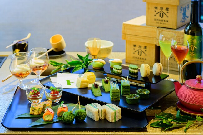 “FAUCHON Meets Matcha” 辻利兵衛本店とフォションホテル京都によるコラボ抹茶アフタヌーンティーを5月7日(水)から7月19日(土)までご提供