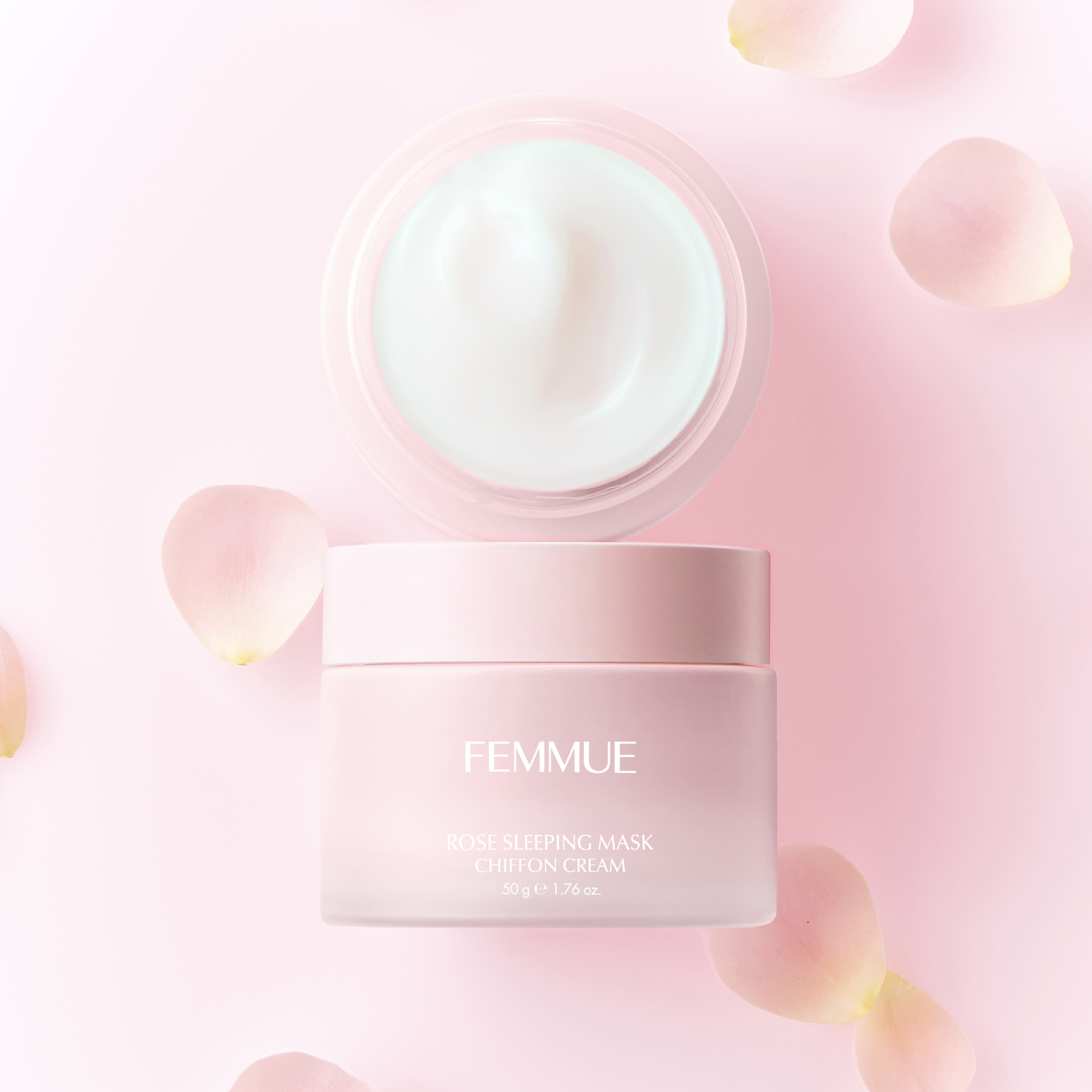 【FEMMUE】ロングセラーアイテム「ローズウォーター スリーピングマスク」が最新の肌環境に寄り添う処方へ進化して新発売。