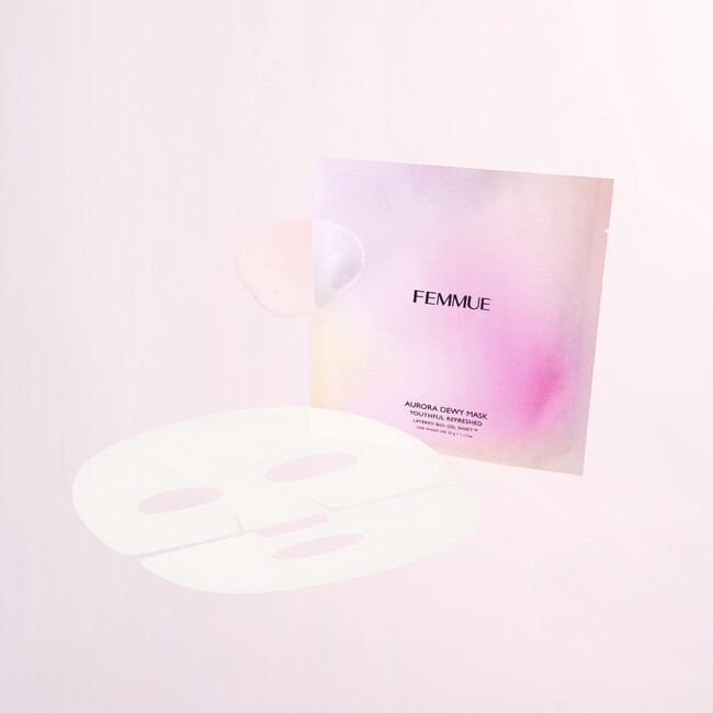 【FEMMUE】オーロラのように美しく輝く肌へ導く、新・密着素材シートマスクが数量限定で登場。