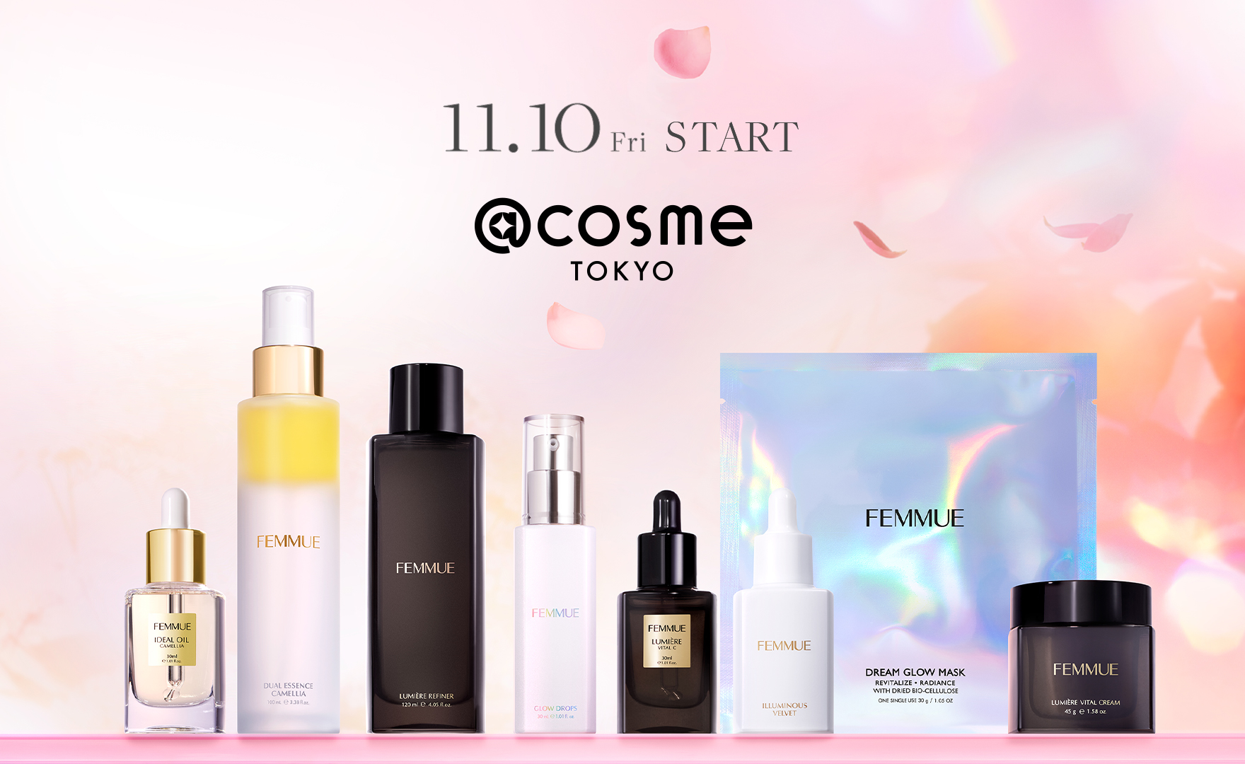 モダンボタニカルスキンケア「FEMMUE〈ファミュ〉」　@cosme TOKYOにて取扱開始！