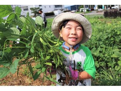 伊勢崎市で夏の農業体験　4月に種まきした枝豆の収穫・試食　7月12日（土）〔群馬〕