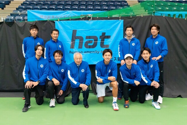 テニスのAI解析サービス”TennisLabo”はプロテニスチーム”Team HAT”と