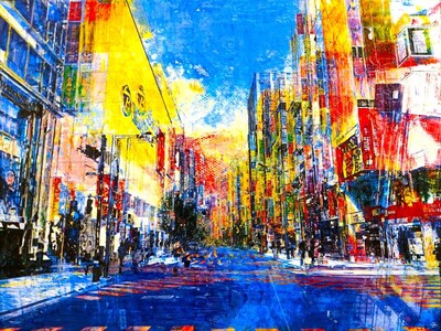 【新宿高島屋】「新宿」と「大阪」。２つの都市をテーマにした新作を集めた個展「栗原莞爾展ーTHE CITYー」、12月29日（月）から開催！