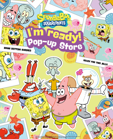 【新宿高島屋】スポンジ・ボブの“I'm ready!”ポップアップ・ストアを開催！
