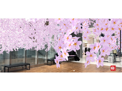 【新宿高島屋】スマートフォンで一足早く満開の「桜」のお花見が楽しめます！　『ARさくらまつり in 新宿高島屋』