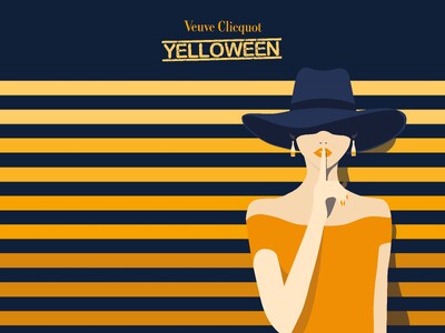 ヴーヴ・クリコ イエローラベルと楽しむハロウィン「Veuve Clicquot Yelloween（ヴーヴ・クリコ イエローウィン）」