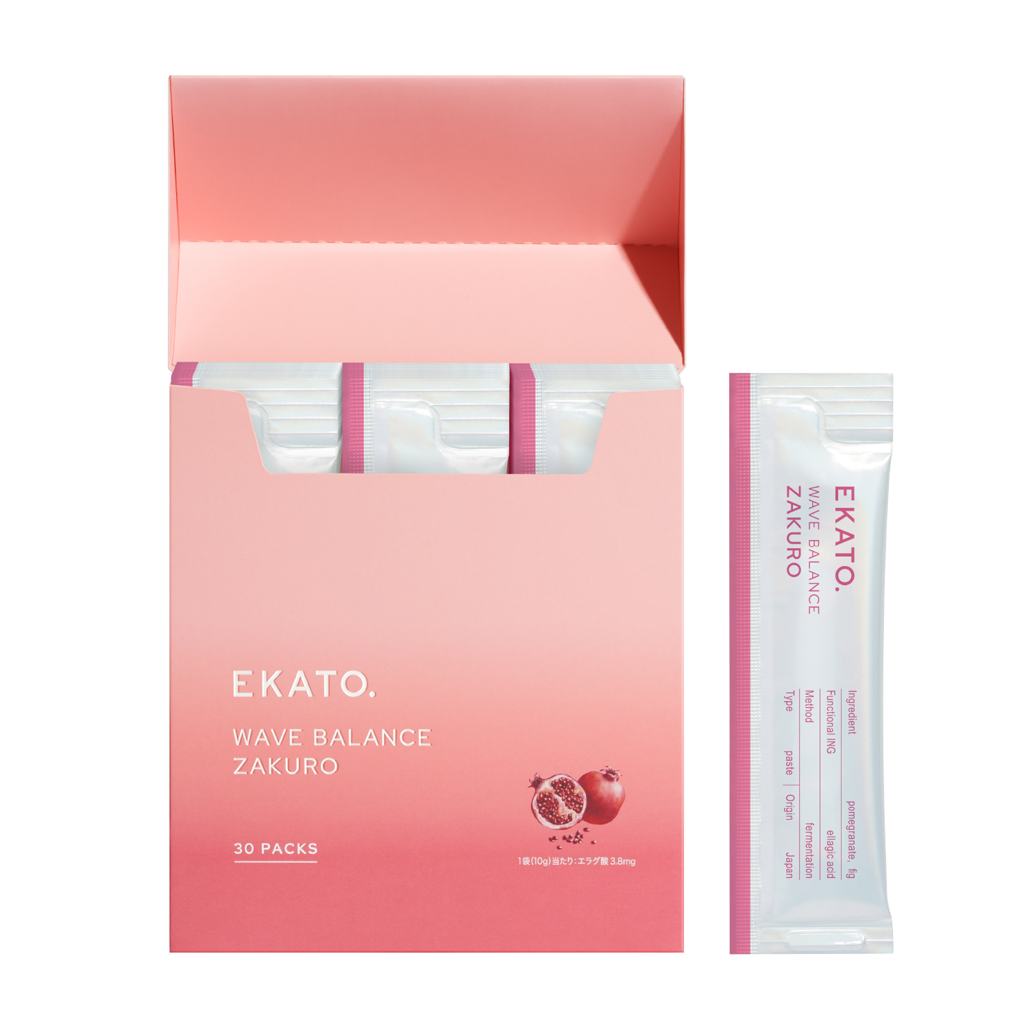 【3月17日（火）発売】EKATOから初のインナーケア、砂糖不使用発酵のザクロ酵素ペースト「WAVE BALANCE ZAKURO」が新発売。3月11日（水）から伊勢丹新宿店にて先行販売も