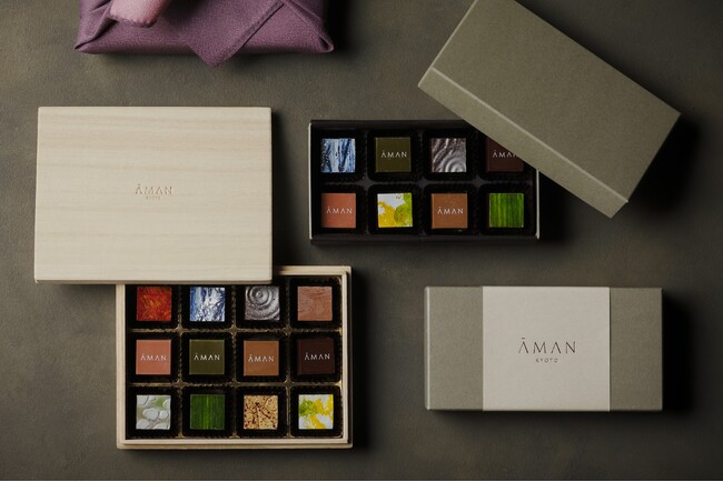 【アマン京都】バレンタイン限定 新作チョコレート「Journey to Kyoto 京を旅するショコラ」