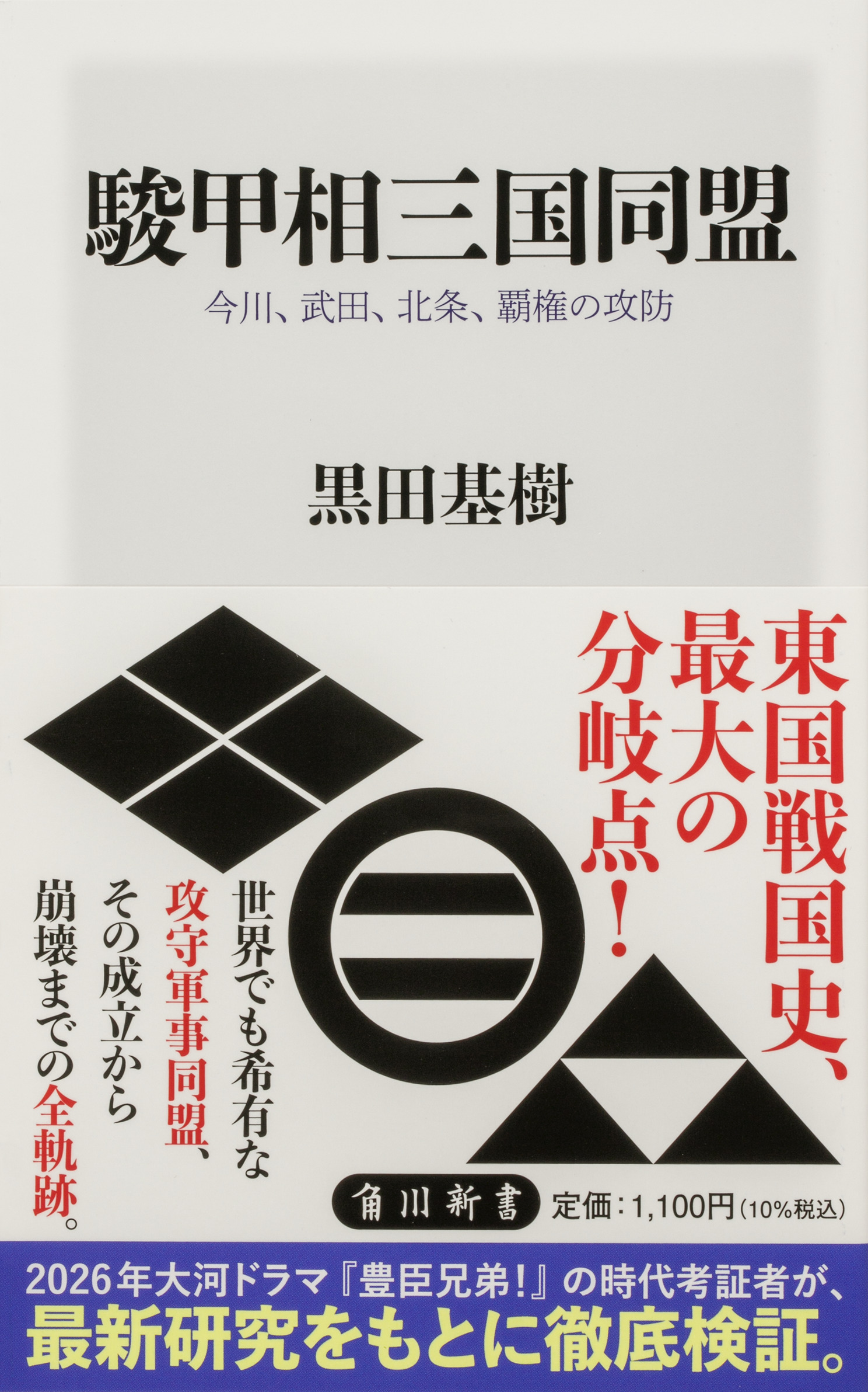 11月の角川新書は科学や歴史において、人や組織が果たした到達点と抱える限界点を紐解き、思索へと誘う作品が会す！今、人間がやるべき事とは『ＡＩにはできない』、世界でも希有な『駿甲相三国同盟』の他計3作品  | 株式会社KADOKAWAのプレスリリース