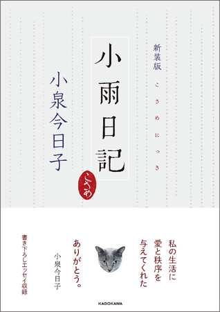 プレスリリース「小泉今日子さんの「猫エッセイ」の集大成である『新装版　小雨日記』本日発売！ 刊行イベント「小泉今日子トークショー」を1月28日に開催」のイメージ画像