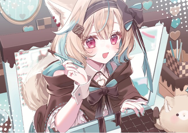 プレスリリース「チャンネル登録者数70万人超のVTuber「甘狼このみ」の、お部屋を推し色に染める特大『インドアレジャーシート』付きムックが本日4月2日発売！」のイメージ画像