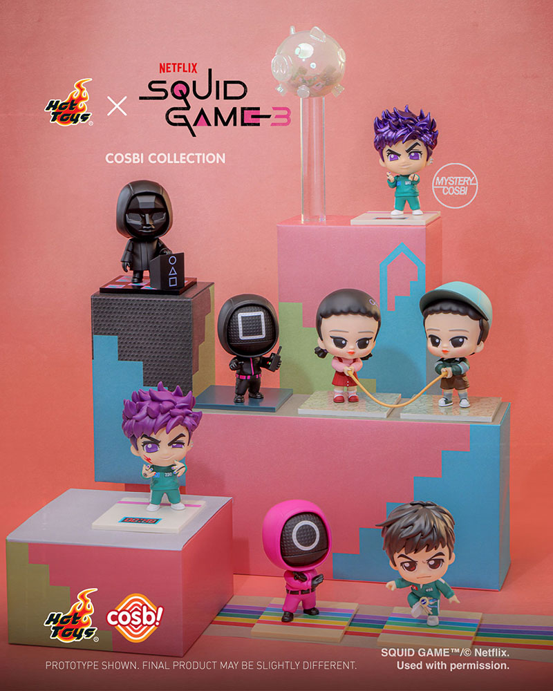 Netflixシリーズ『イカゲーム』デフォルメフィギュアの第2弾が登場！大ヒット配信中のシーズン2とシーズン3から立体化！