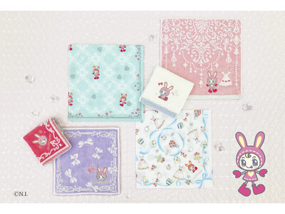 【服飾雑貨メーカー 川辺株式会社】 ジルスチュアート×メゾピアノ　ハンカチシリーズ新発売！