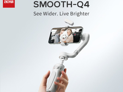 Zhiyun Smooth Q4スマートフォンジンバル新発売！大型スマホ Android&iPhoneと互換性あり、Vlog/TikTok/YouTube動画撮影に最適！