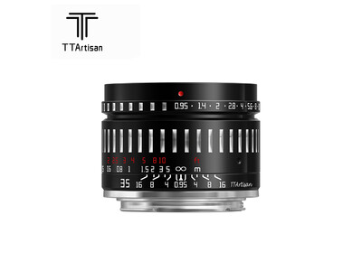 TTArtisanが大口径で小型軽量なAPS-C用レンズ「 35mm F0.95 」を発表