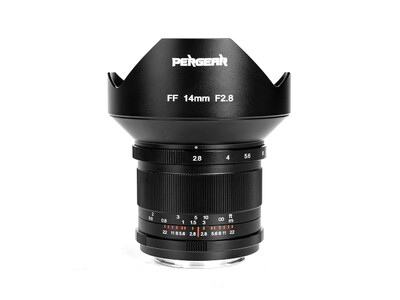 【新発売】PERGEAR 14mm F2.8 超広角レンズ、フルサイズ対応。風景や建築物の撮影に最適。早割クーポンを配布中！