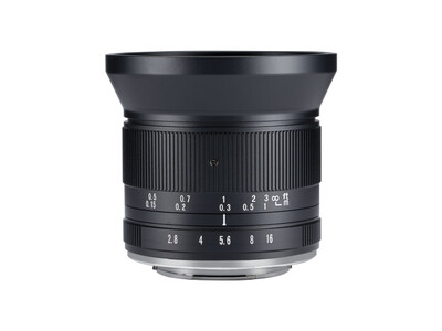 七工匠から「12mm F2.8 II」広角レンズが新登場！100度の画角、APS-C