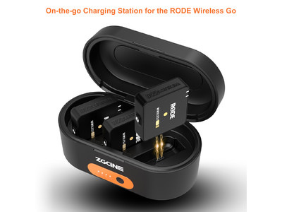 Rode Wireless GO/GO IIマイク用充電ボックスが新登場！3台同時に充電、満充電でRode Wireless GOIIを三回充電OK