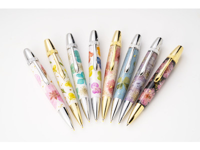 飛騨高山のお花屋さんの作る、押花シートの「Flower Pen」12月25日より予約受付開始