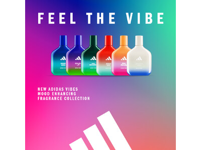 adidasのムードフレグランス「Vibes」シリーズが@cosme TOKYO, OSAKA, NAGOYAに登場！