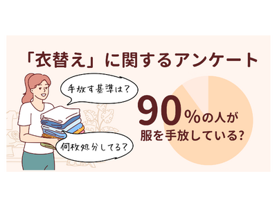 【衣替えアンケート】衣替えする時に手放す服の基準や枚数は？不要になった服はどうしてる？