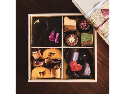 バレンタイン本命。今年選ぶなら、＆ OIMO TOKYOの蜜芋×チョコ。『蜜芋尽くしのスイーツお重箱』と『meiji THE Cacao コラボ3種セット』