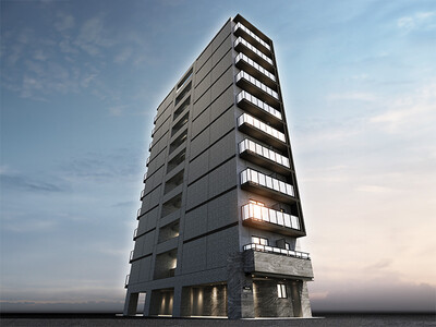 ZEH-M Oriented認証×オール顔認証導入の投資用新築マンション「RELUXIA伊勢佐木長者町」...