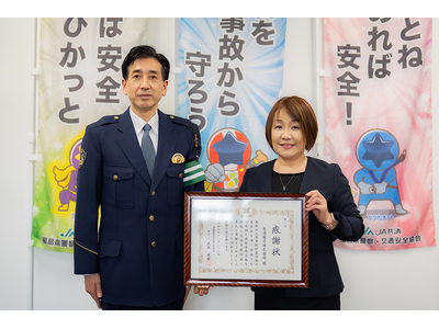 東海電子、飲酒運転根絶に向けた啓発活動が評価され福島県警察より感謝状を拝受